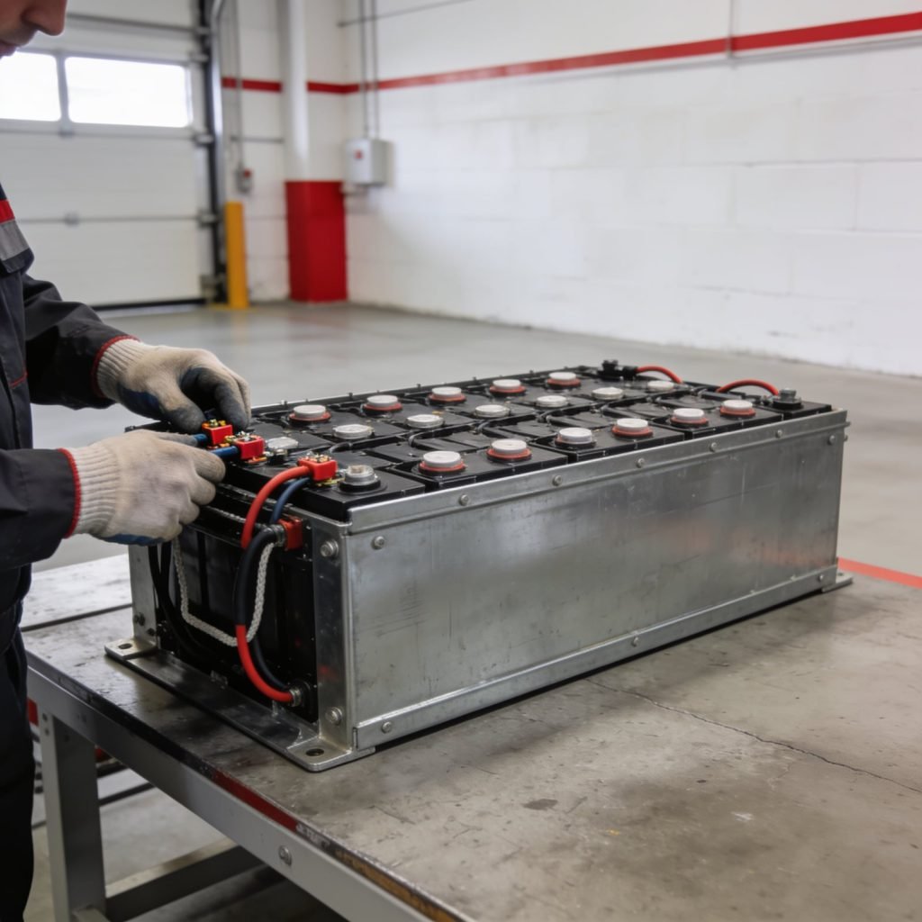 Bateria tracionária para empilhadeira elétrica